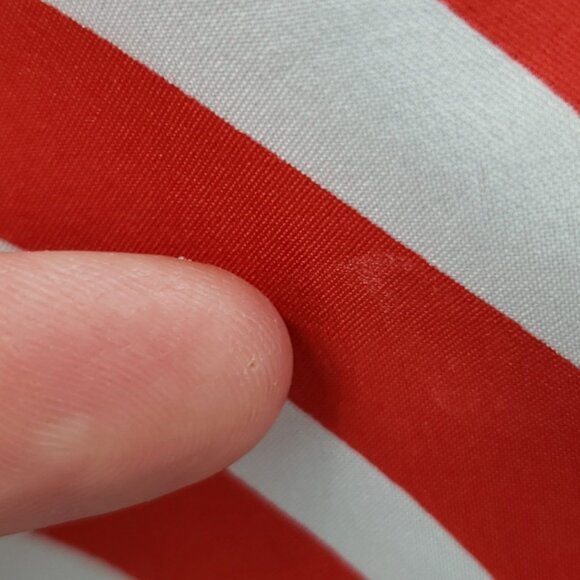 VTG Vera Neumann 21" Square Scarf Great Condition Patriotic Red White Blue Swirl - Picture 5 of 5